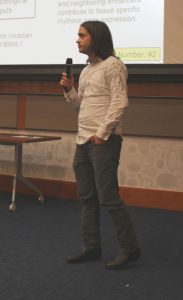 photo of josh giving a presentation