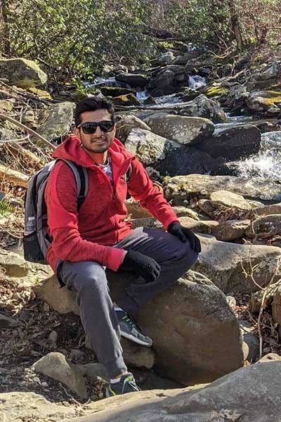 jibran1 Jibran at a creek
