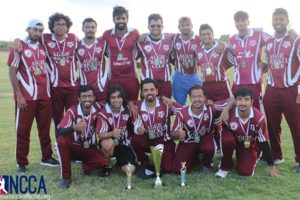 Jibran with cricket team