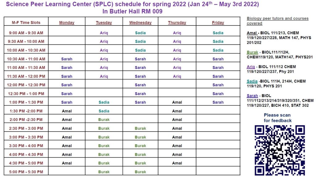 splc calendar link provided to pdf readable format on page