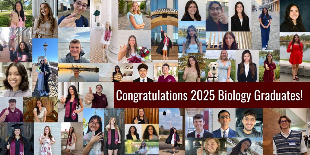 Congratulations congratulations biology graduates, photo collage