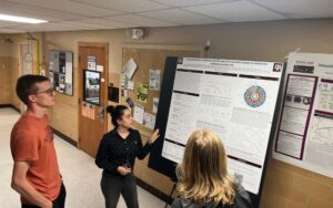 student poster presentation