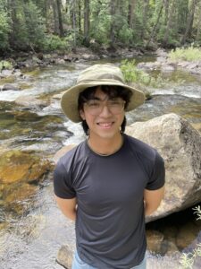 daniel outside at creek