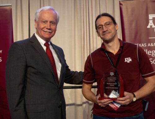 Dr. Daniel Paredes-Sabja Honored with Research Excellence Award